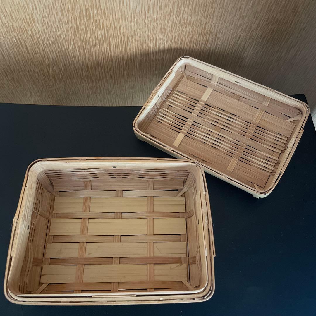 おじろ角物店 竹製 バスケット arts&science