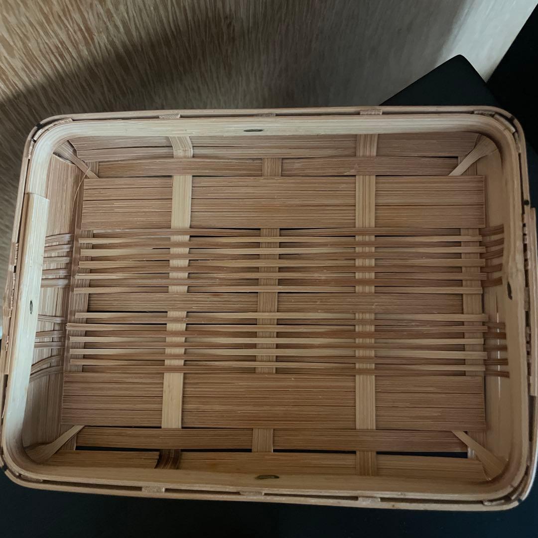 おじろ角物店 竹製 バスケット arts&science