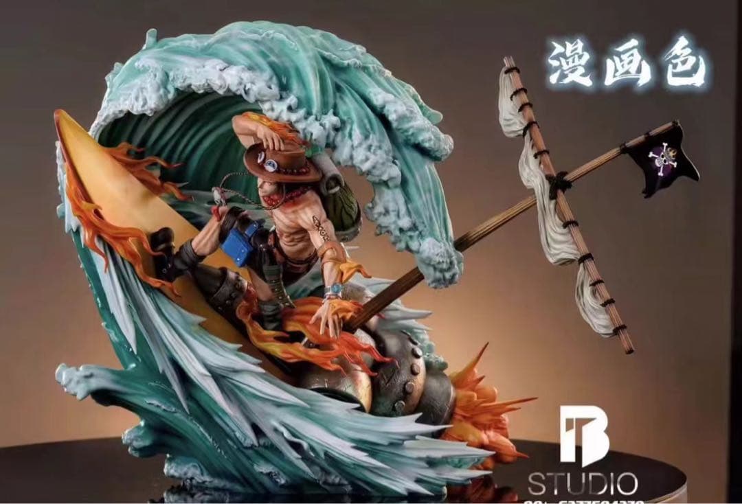 ワンピース エース ガレージキット ガレキ スタチュー③①