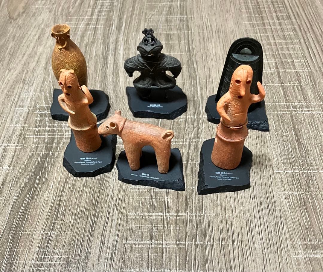 カプセルガチャ 考古学ミニチュア フィギュア 東京国立博物館 全6種第1集海洋堂