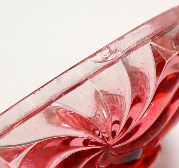 オールド・バカラ ロザース・ミュルティプル ローズ 稀少 蓋物