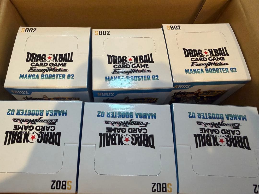 テープ付き新品未開封　ドラゴンボール　マンガブースター02 未開封品　6ボックス