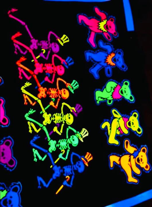 ♠︎グレートフルデッド♠︎90s ♠︎ビンテージ♠︎蛍光ブラック