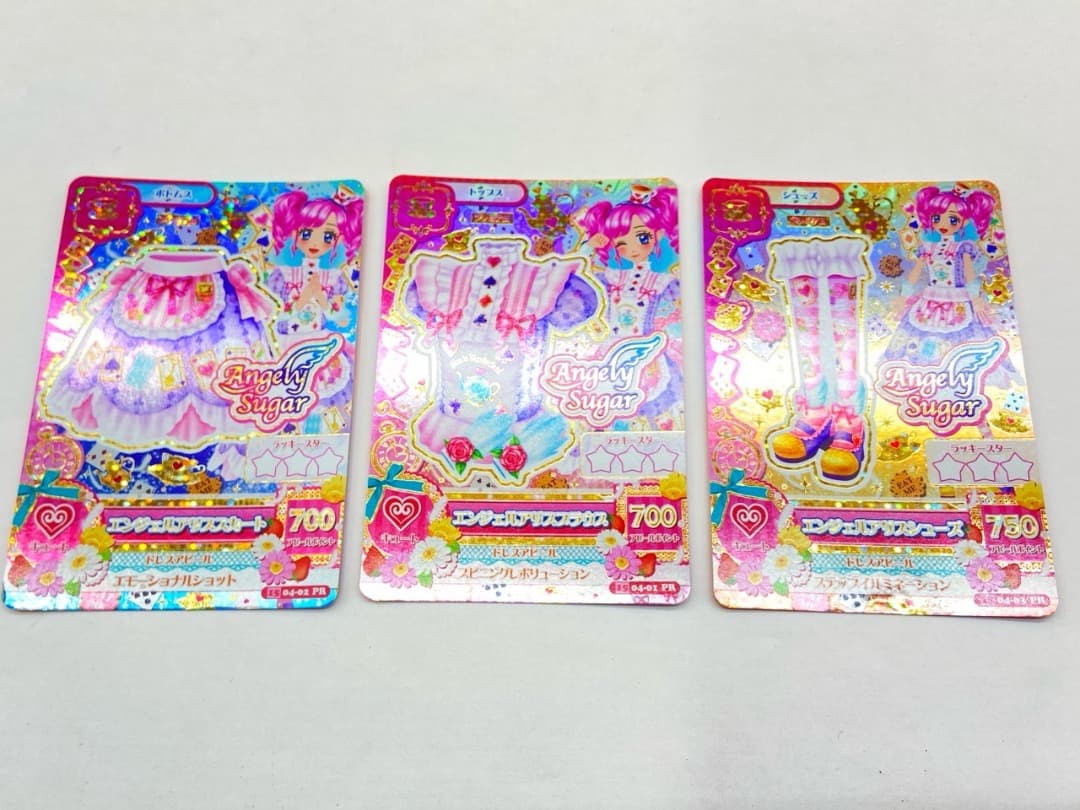 F85 アイカツカード 天羽まどか プレミアムドレス エンジェル 3点