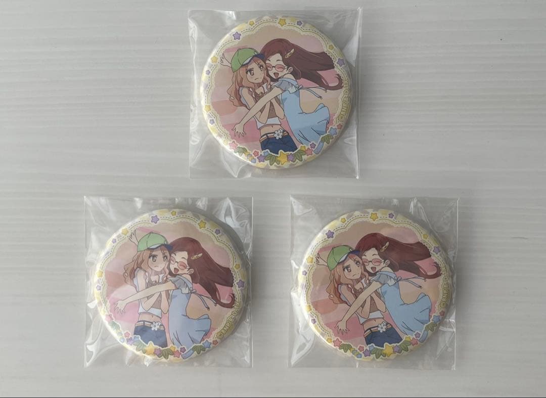 アイカツスターズ！ 缶バッチ イオン限定 香澄真昼、香澄夜空 3個