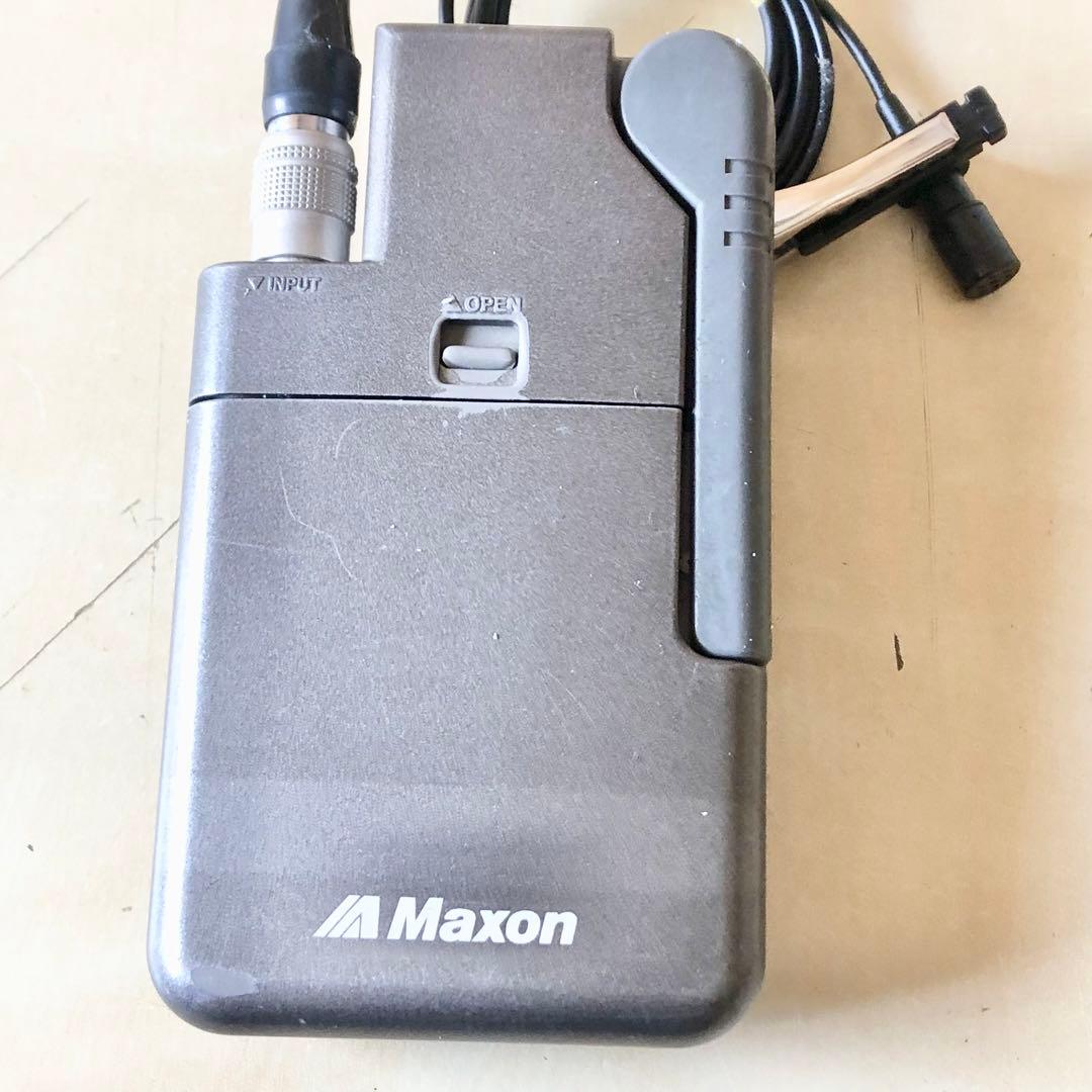 Maxon T8B ワイヤレストランスミッター ピンマイク付 4台セット