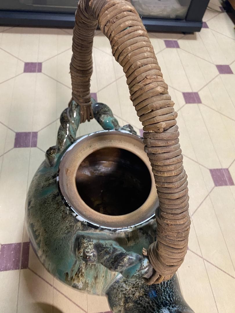 巨大急須 40㎝×50㎝ 上野焼？の通販はau PAY マーケット - 輸入