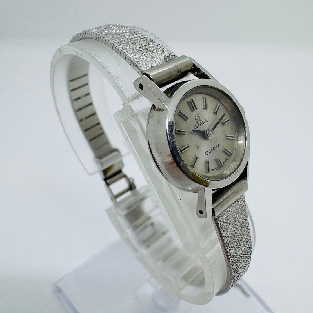 ✨OMEGA✨ジュネーブ✨シルバー✨レディース✨クオーツ✨腕時計✨