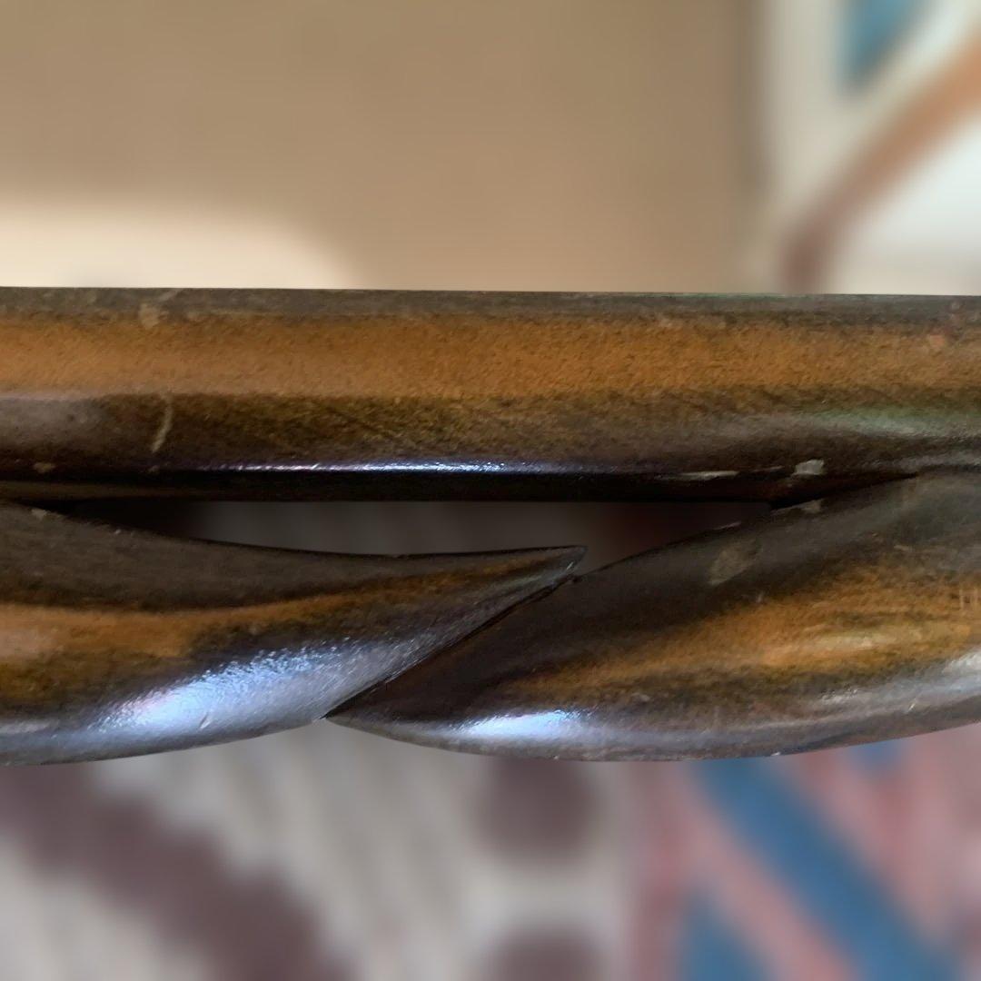 ローム★昭和レトロ★木製★アンティークデザイン。壁掛け。鏡。インテリア