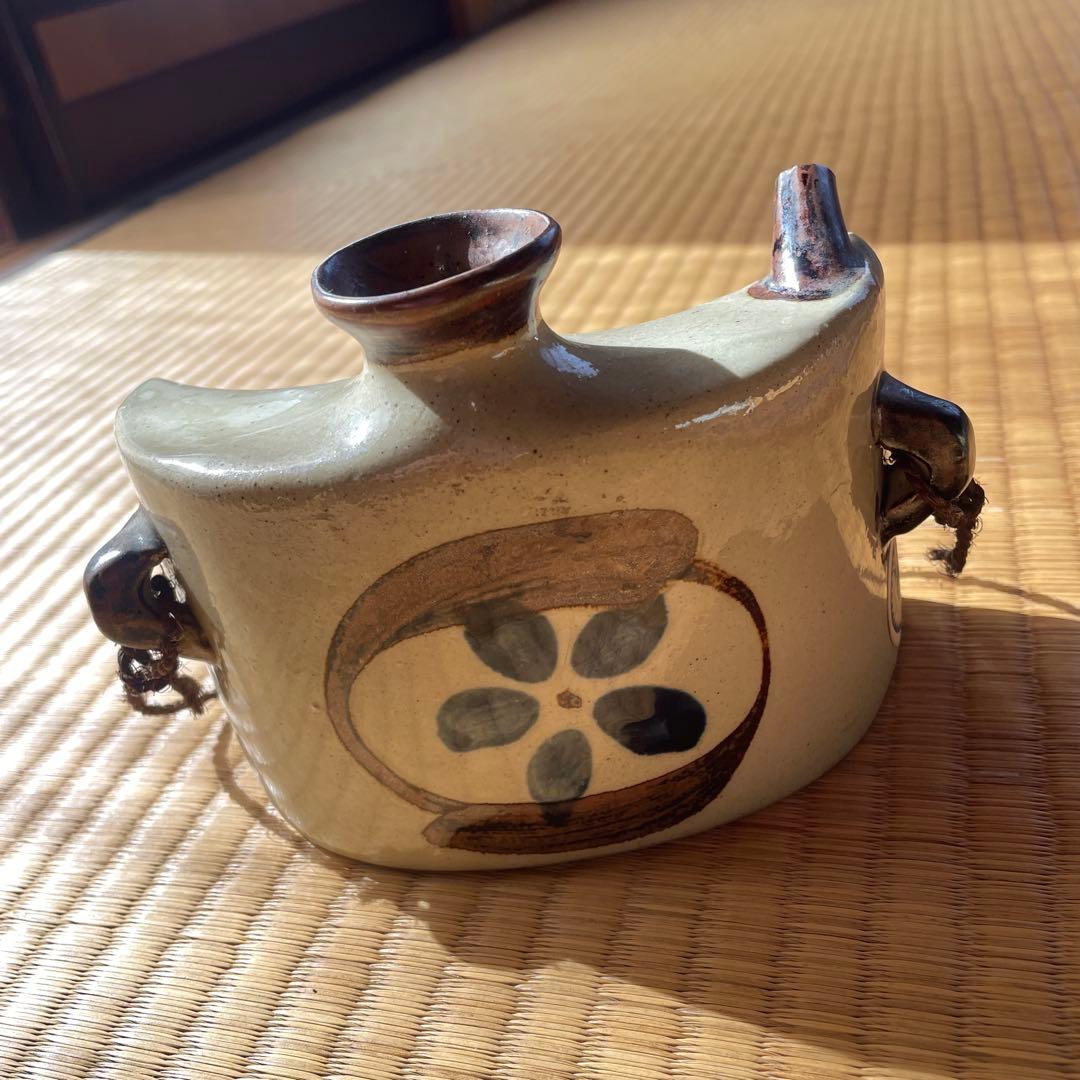 琉球 泡盛 徳利 陶器 沖縄 だちびん やちむん 酒器 花器 抱瓶 一