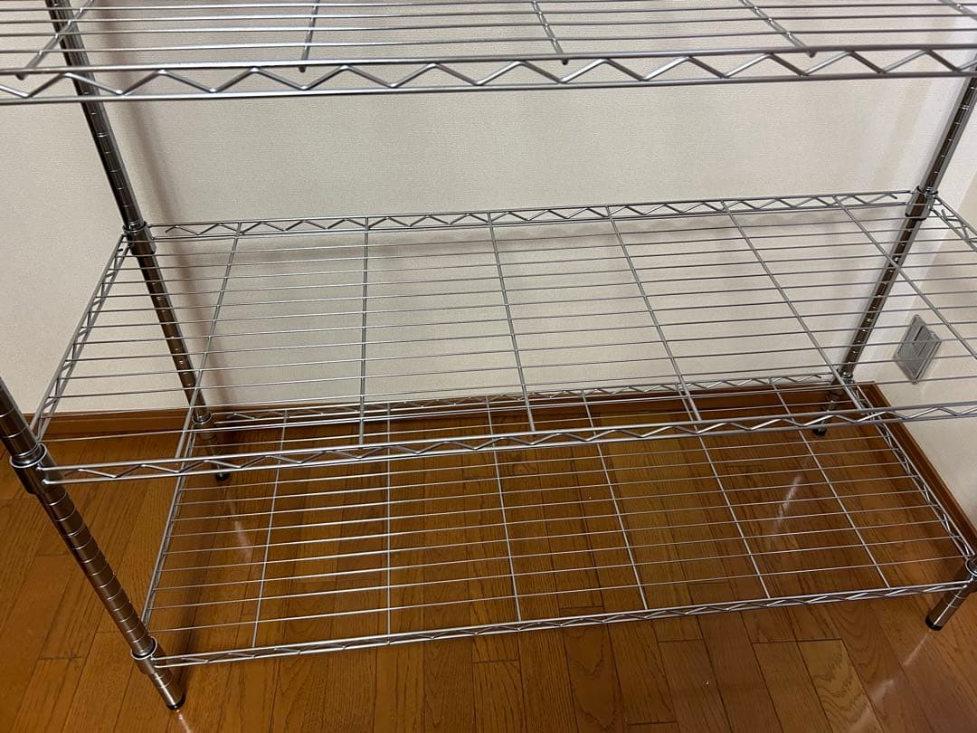 【美品】スチールラック キャスター付き NE25-12185