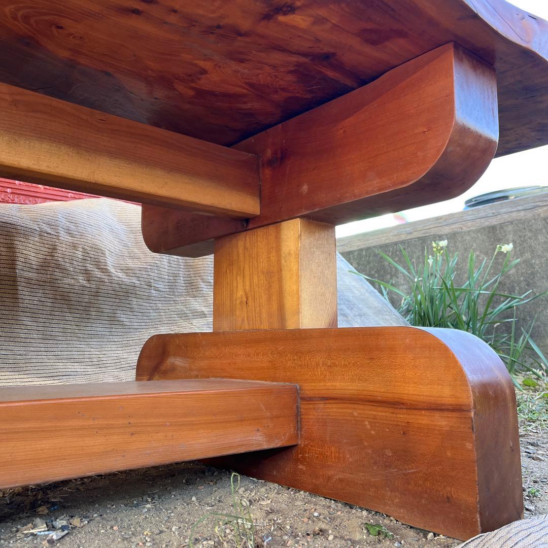 ダイニング長テーブル 一枚板