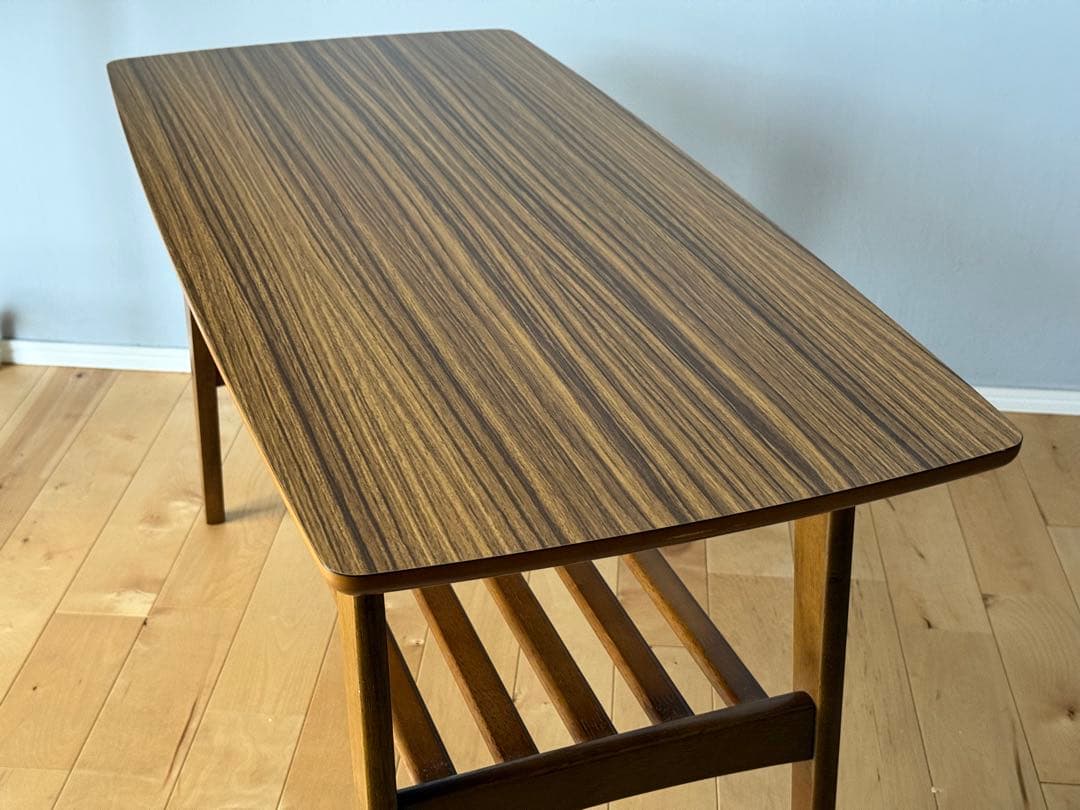 カリモク60 リビングテーブル S ウォールナット　中古品