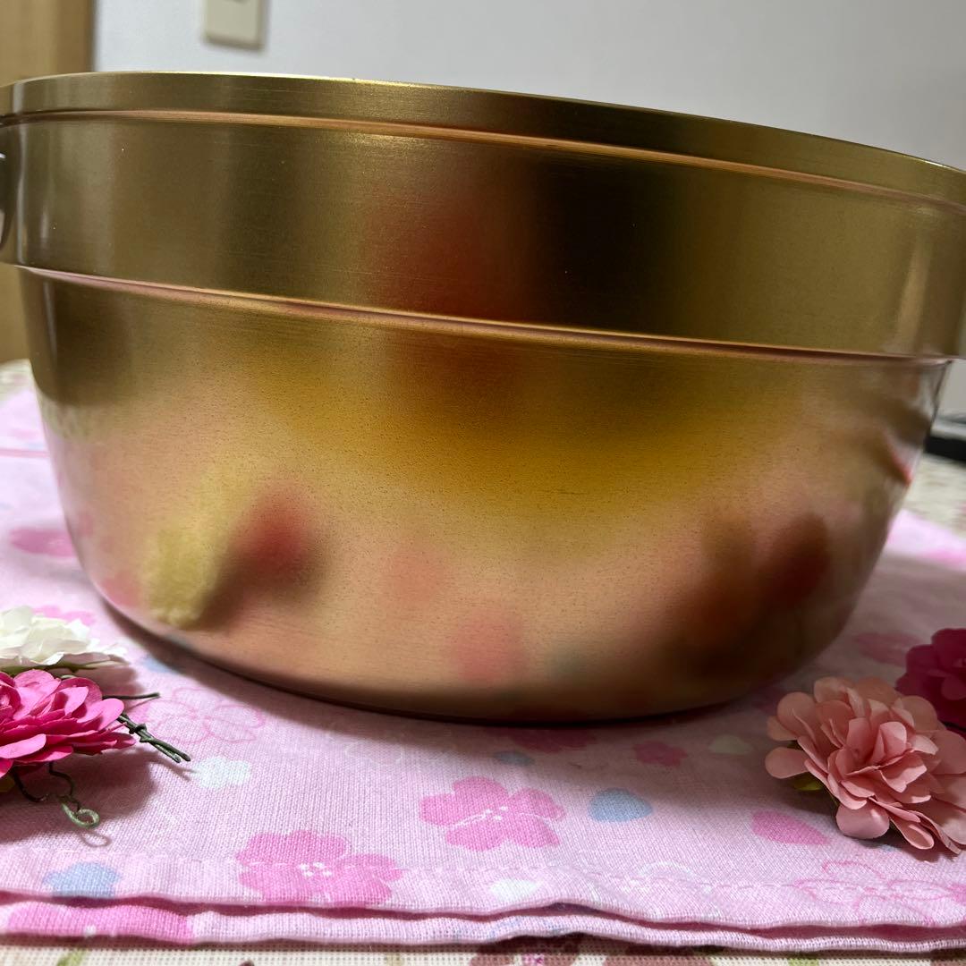 マル球産業　ニューゴールド炊飯両手鍋！！