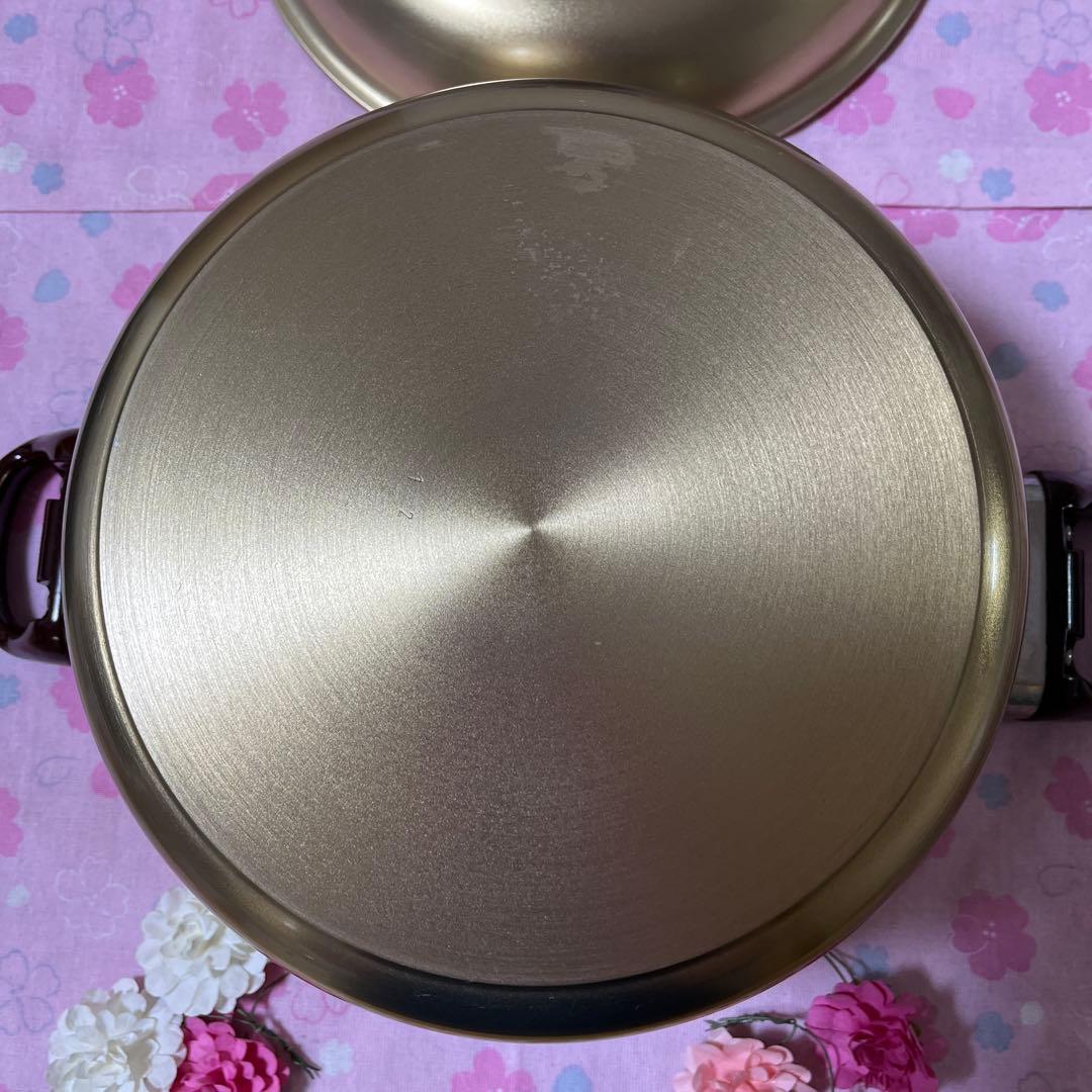 マル球産業　ニューゴールド炊飯両手鍋！！