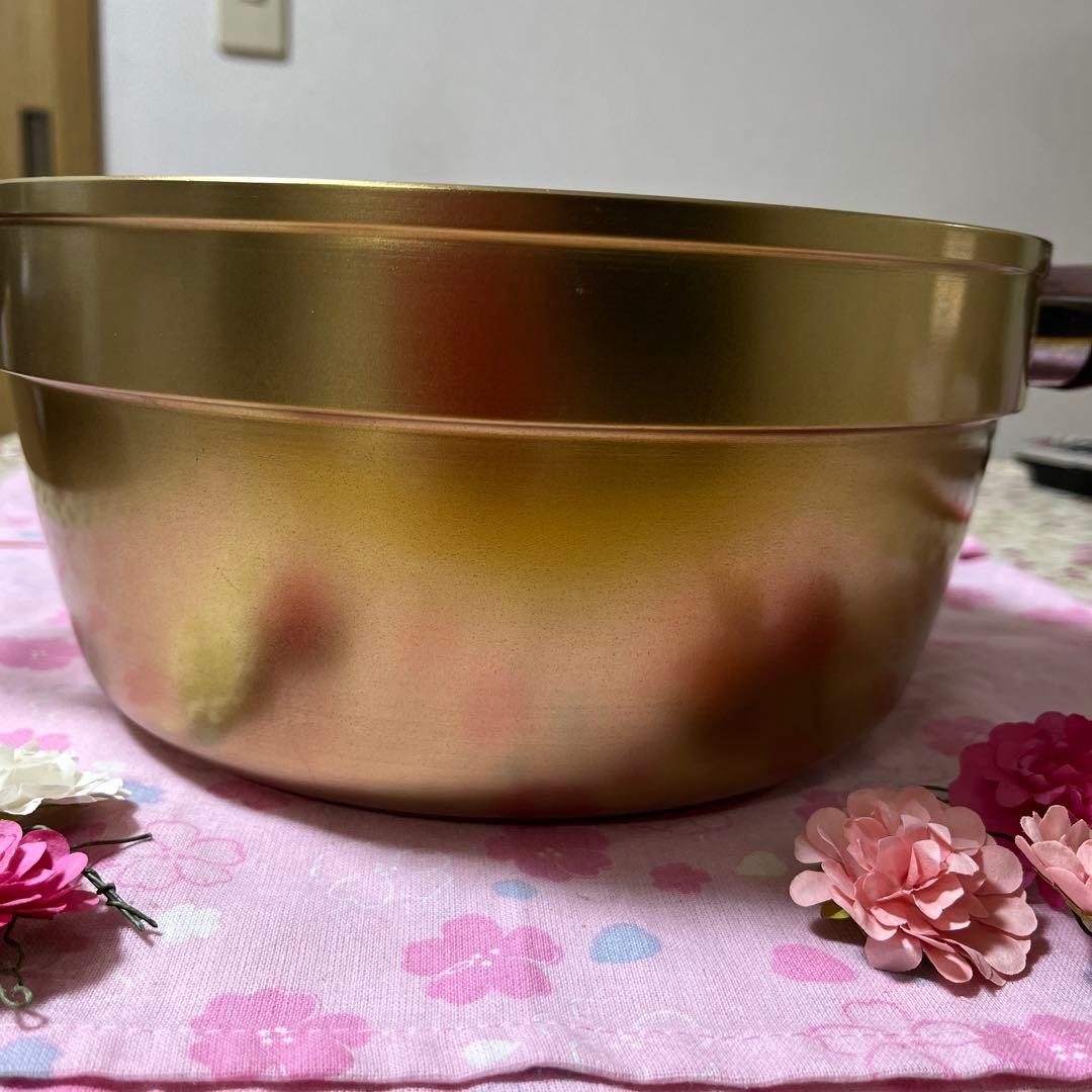 マル球産業　ニューゴールド炊飯両手鍋！！