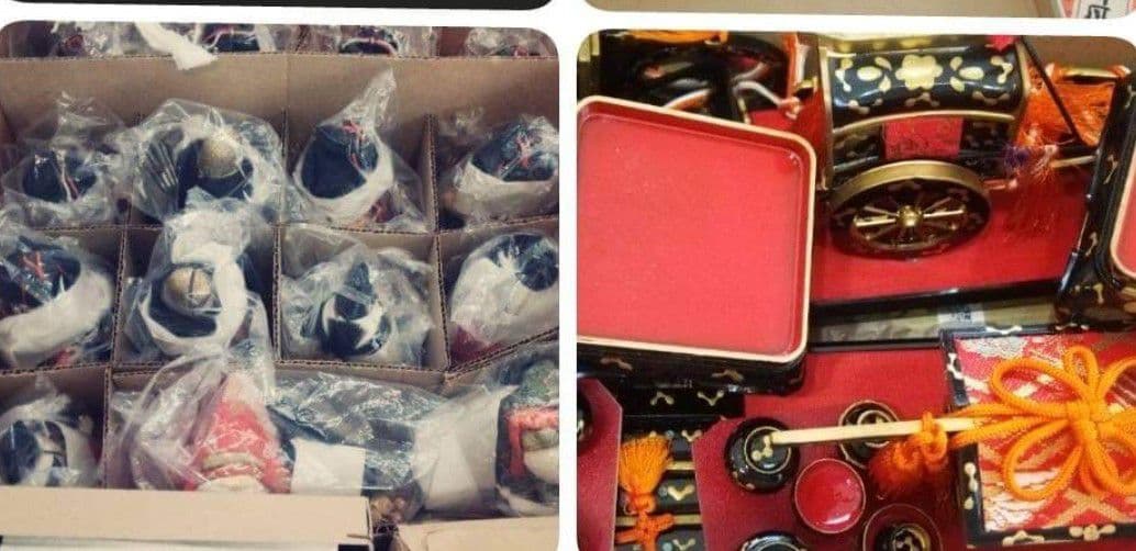 昭和40年代 アンティーク 希少雛人形 (オルゴール、ライト付き) - メルカリ