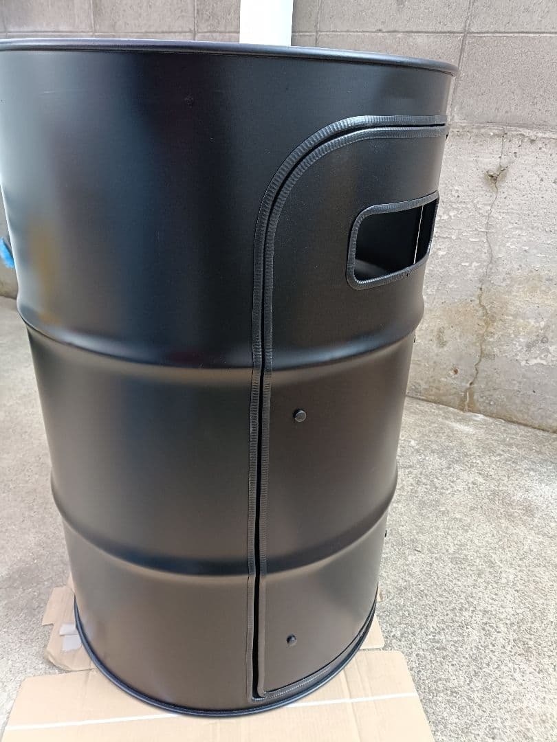 納期2026年1月よしき！ドラム缶テーブル‼️マッドブラック