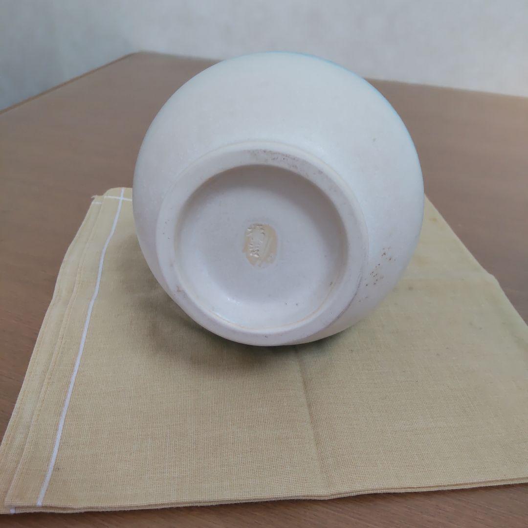 松柏窯 青磁 窯変 花生 花瓶 高さ25cm 共箱付 床の間 一輪挿し - メルカリ