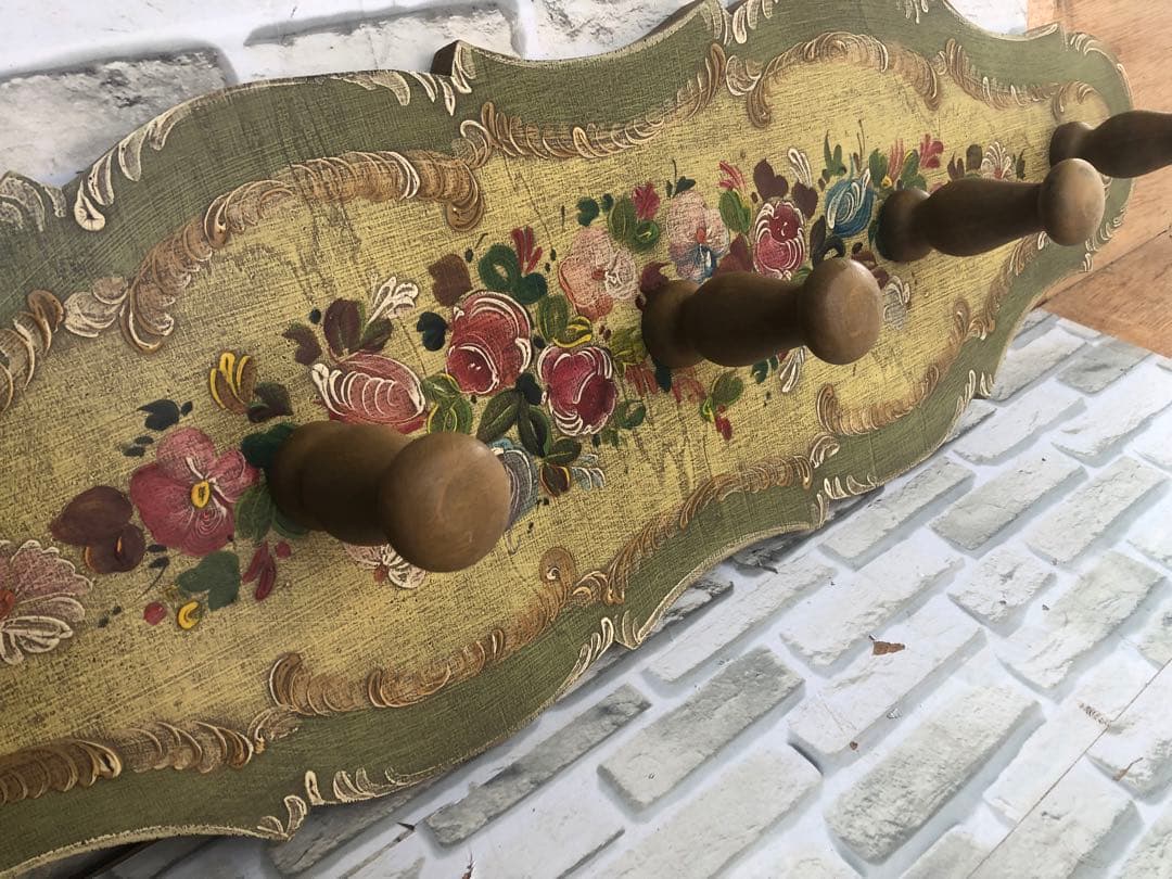 フランス　ハンガー掛け　ウォールシェルフ(A8)