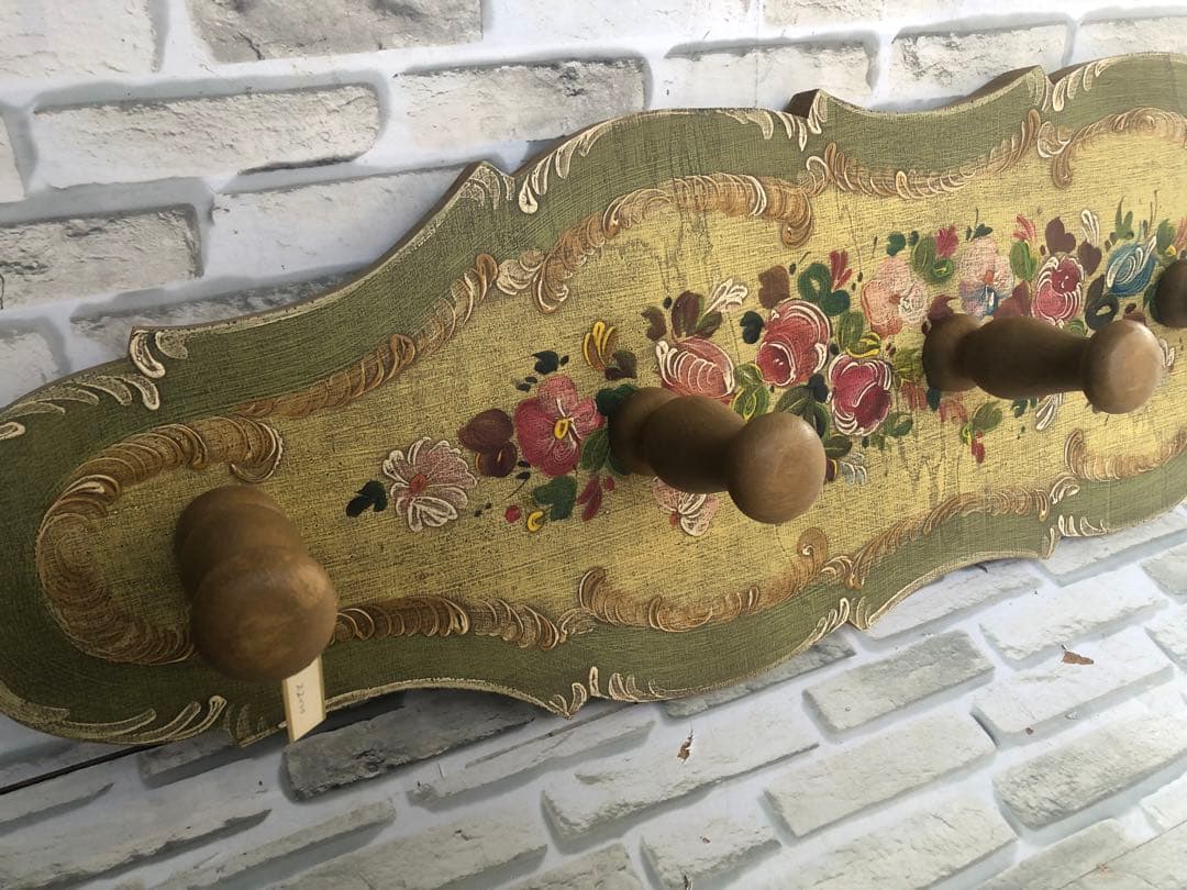 フランス　ハンガー掛け　ウォールシェルフ(A8)