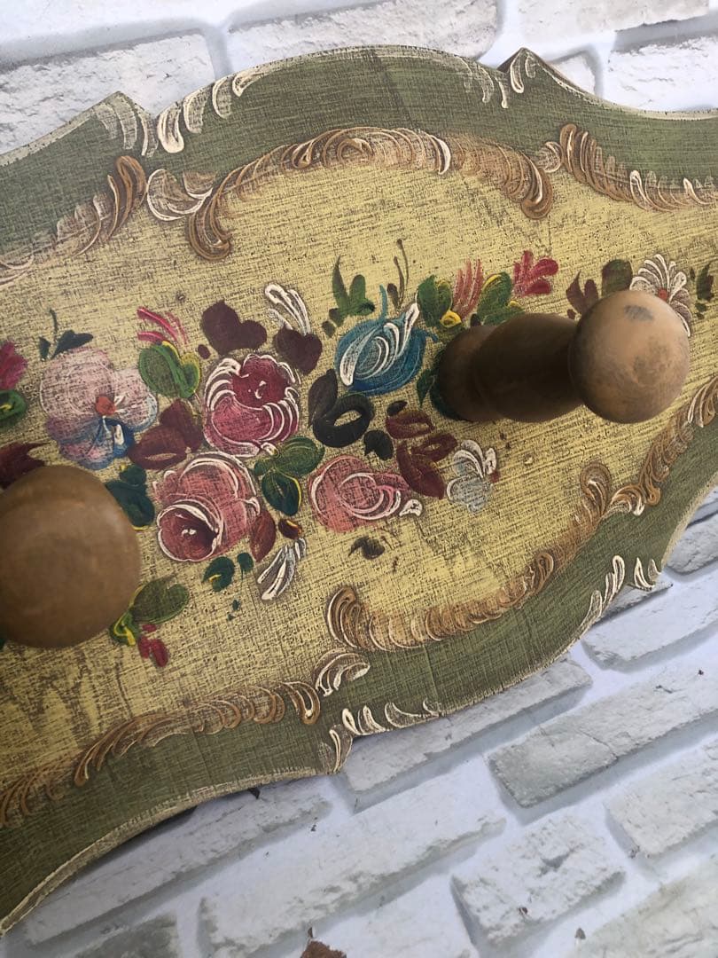 フランス　ハンガー掛け　ウォールシェルフ(A8)