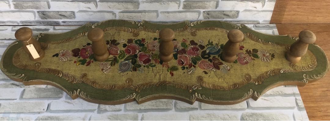 フランス　ハンガー掛け　ウォールシェルフ(A8)