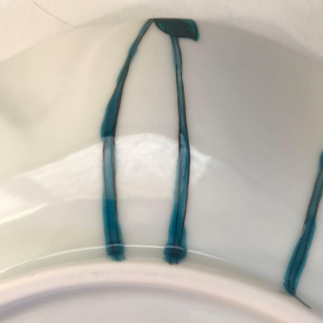 P38 気になる方はお早めに　匿名配送込み　九谷焼大皿　箱付き　涼花文　器　幸