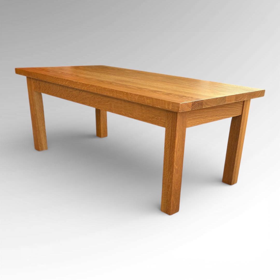 美品　廃盤　無印良品　ローテーブル　引き出し　オーク材　ナチュラル 無垢材