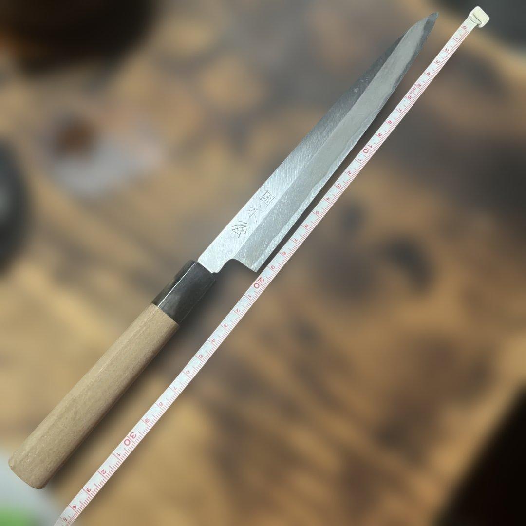 木屋 柳刃包丁 木製ハンドル 鋼製 - メルカリ