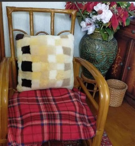 【直接引き渡し希望】ラタン好きな方へ　座面ゆったり大ぶりラタン椅子