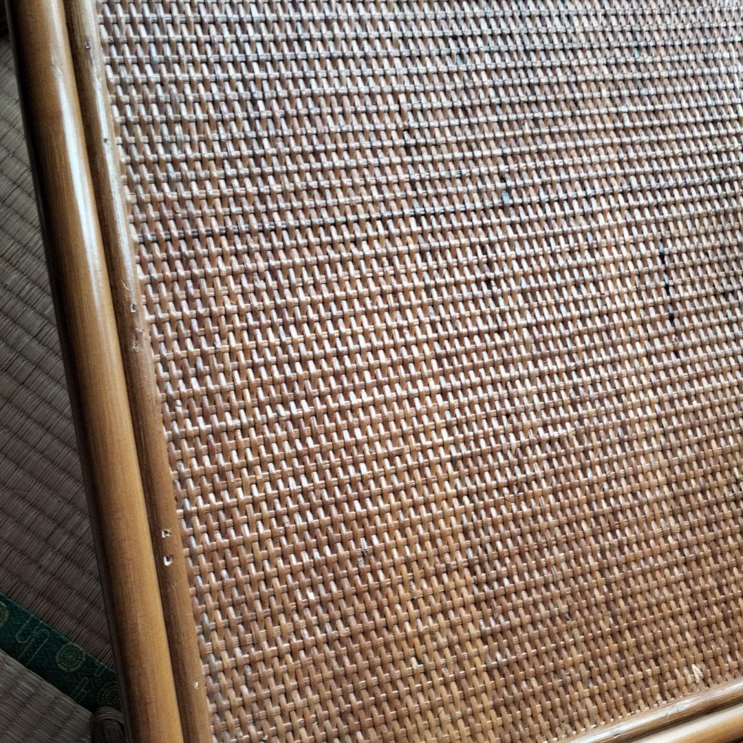 【直接引き渡し希望】ラタン好きな方へ　座面ゆったり大ぶりラタン椅子