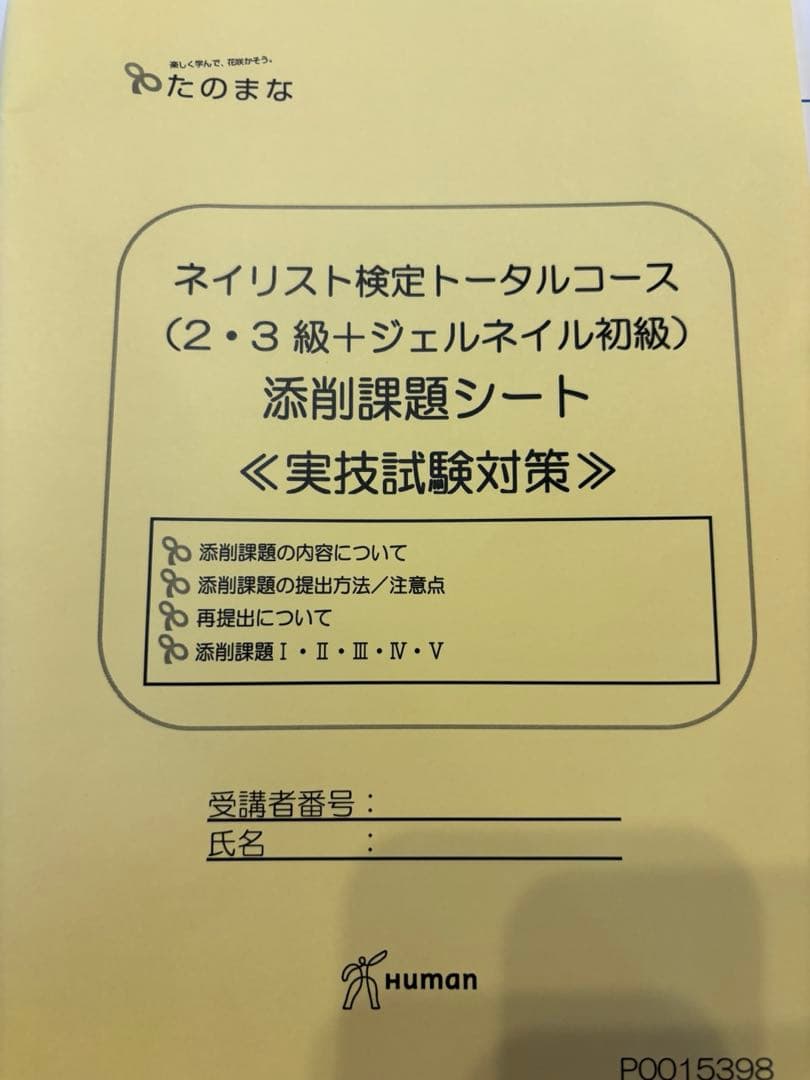 ネイリスト技能検定 3級2級 DVD付 ヒューマンアカデミー ジェル検定