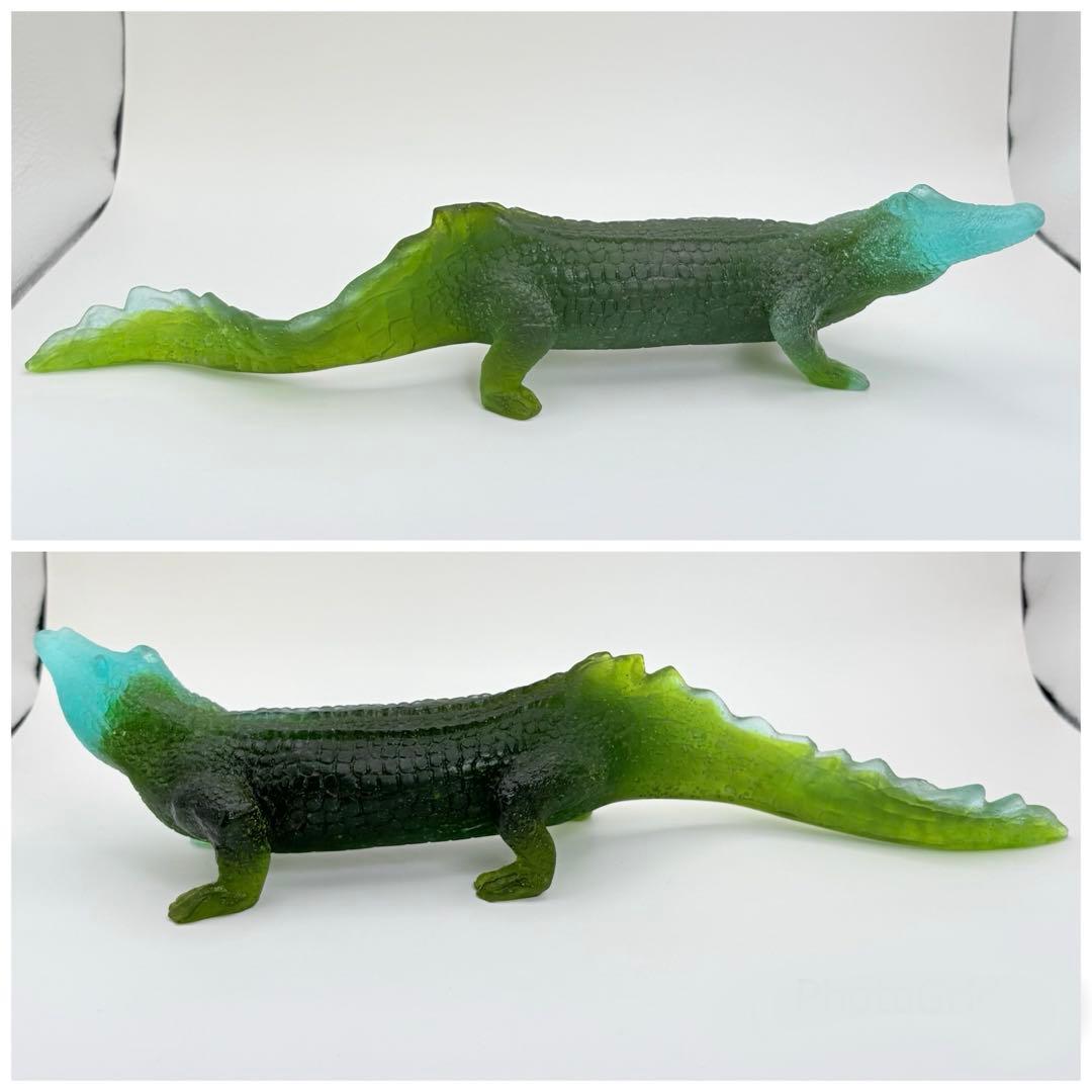 ワニ アリゲーター クリスタル 水晶 ドーム フランス ナンシー