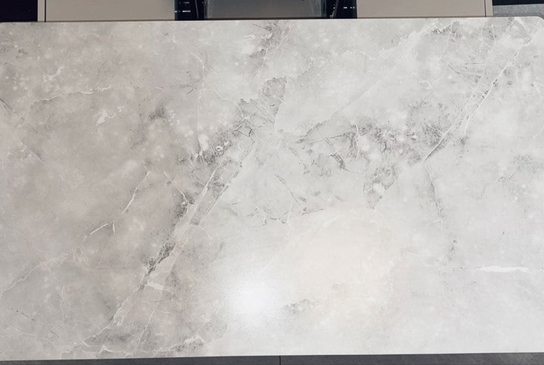 GraceNook ローテーブル センターテーブル 大理石調天板 収納付き