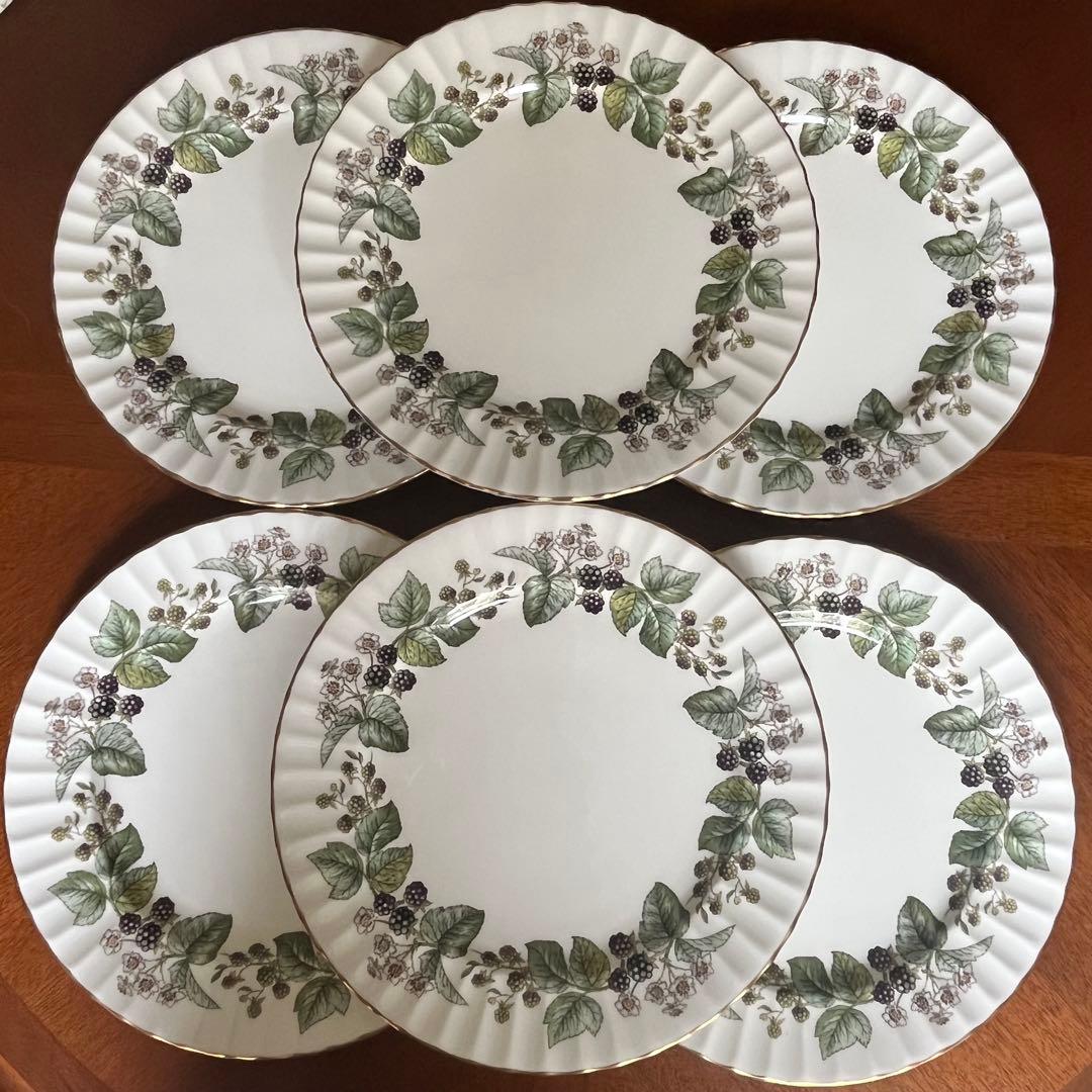 【未使用美品】ロイヤルウースター★ラビニア★豪華なディナー皿　6枚