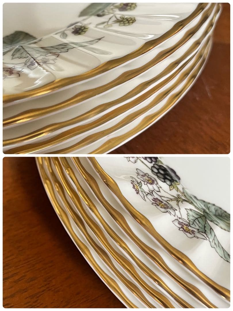 【未使用美品】ロイヤルウースター★ラビニア★豪華なディナー皿　6枚