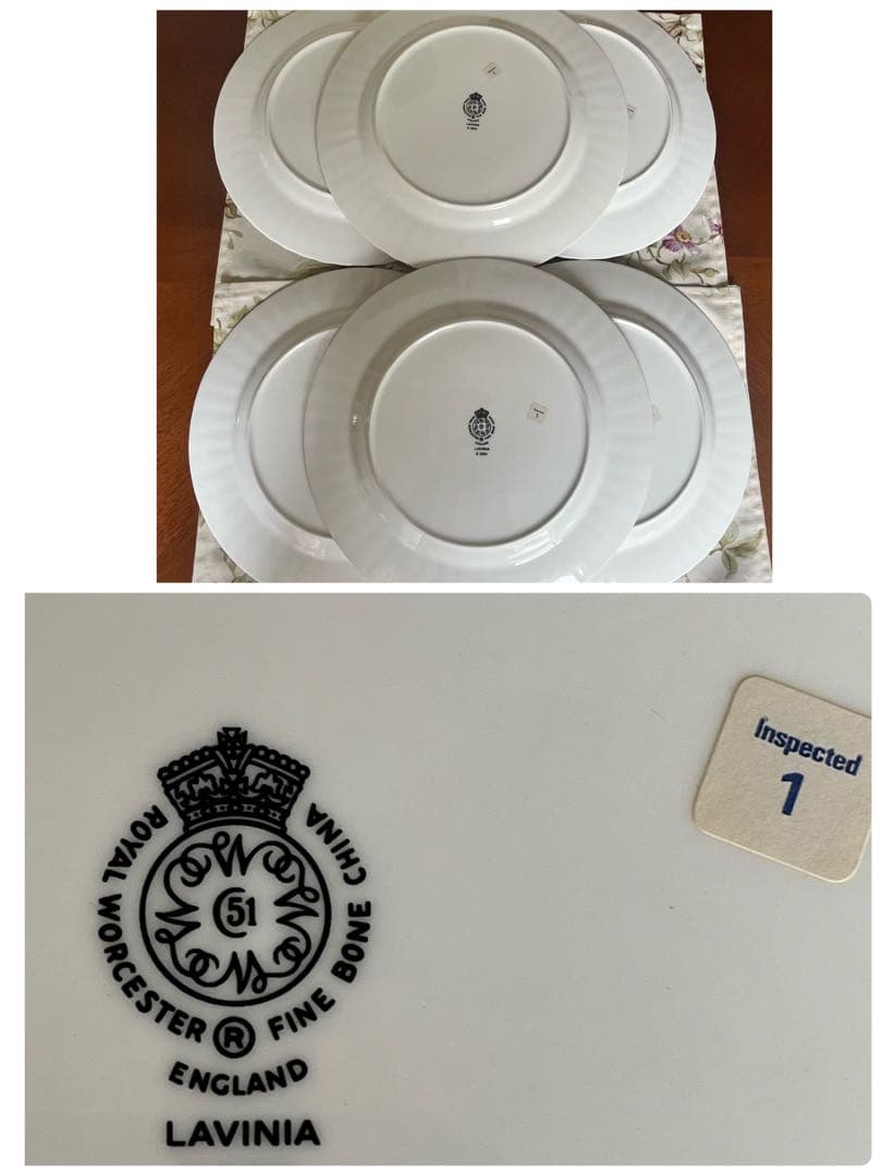 【未使用美品】ロイヤルウースター★ラビニア★豪華なディナー皿　6枚