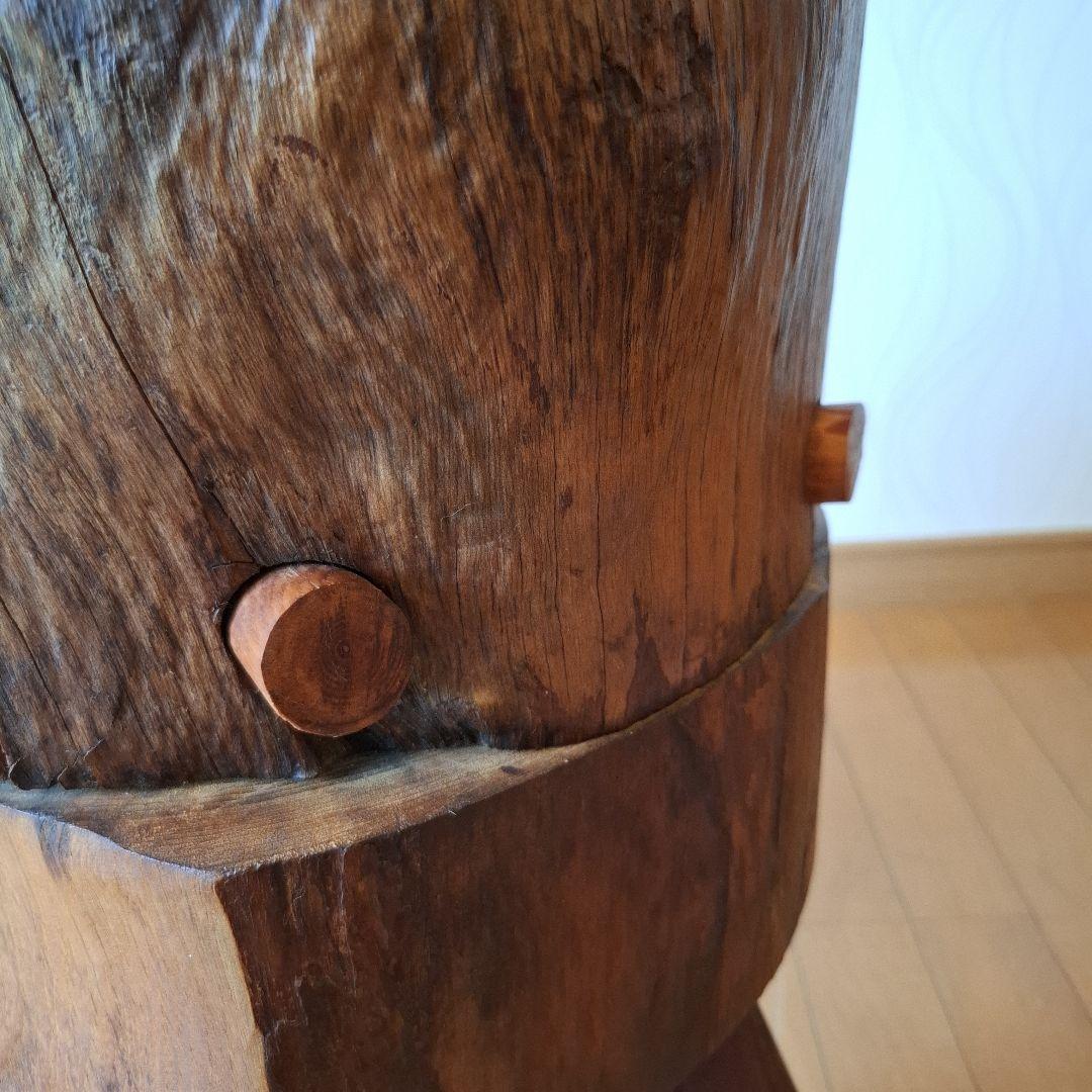 椅子　楠の木枯木　オブジェ　工芸品　一陽来復　アカモチ