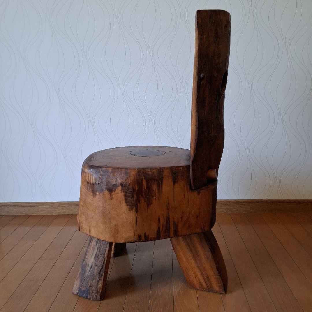 椅子　楠の木枯木　オブジェ　工芸品　一陽来復　アカモチ