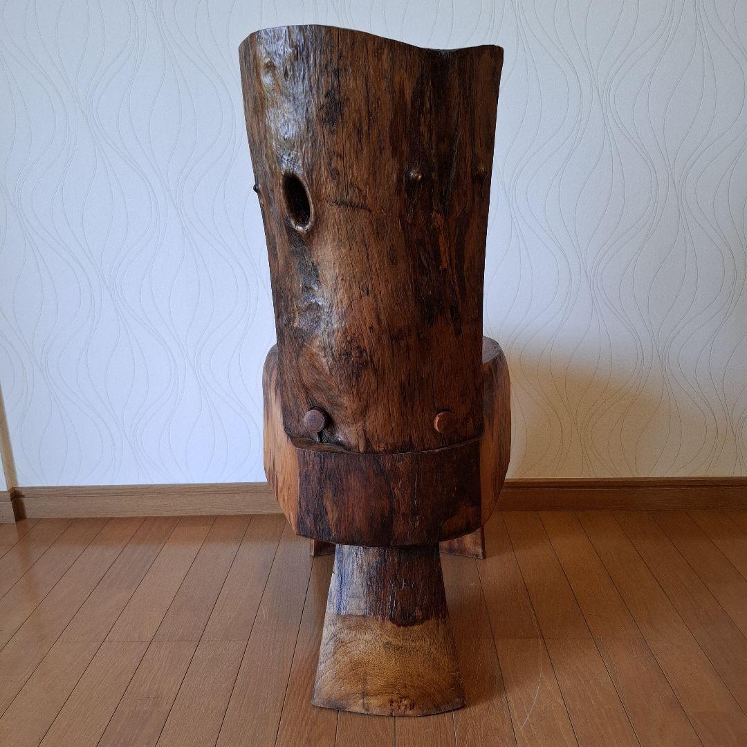 椅子　楠の木枯木　オブジェ　工芸品　一陽来復　アカモチ
