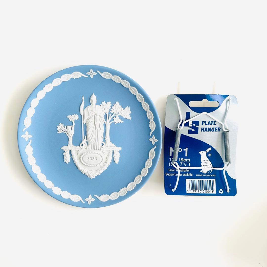 新品ウェッジウッド イヤープレート2025ジャスパー ギリシャ神話アテナ