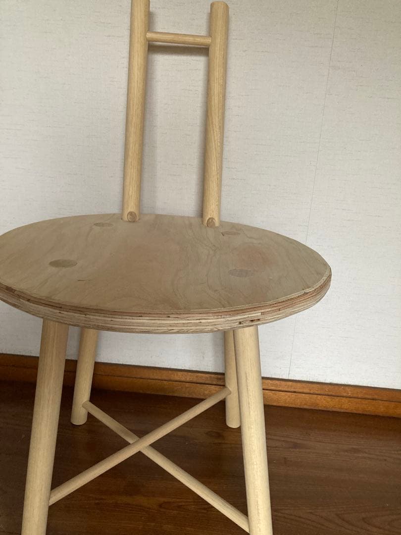 送料込○リュネーブ&ラパン　優しい木製チェア２脚