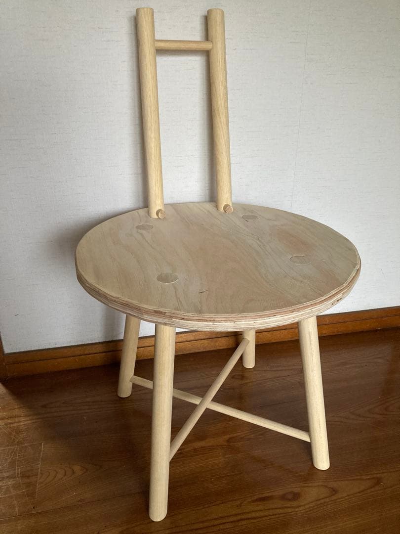 送料込○リュネーブ&ラパン　優しい木製チェア２脚