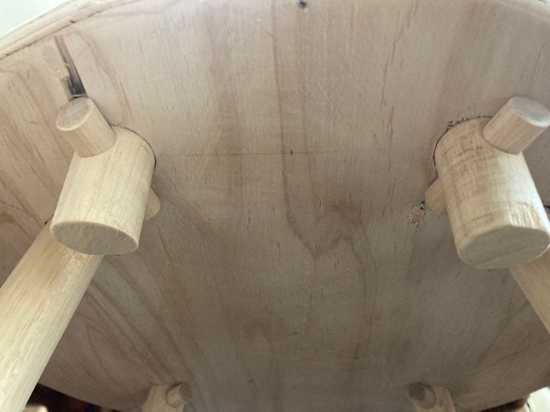 送料込○リュネーブ&ラパン　優しい木製チェア２脚