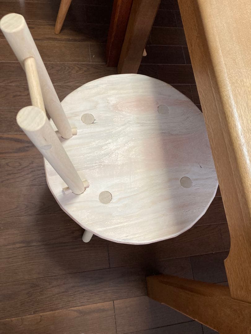 送料込○リュネーブ&ラパン　優しい木製チェア２脚