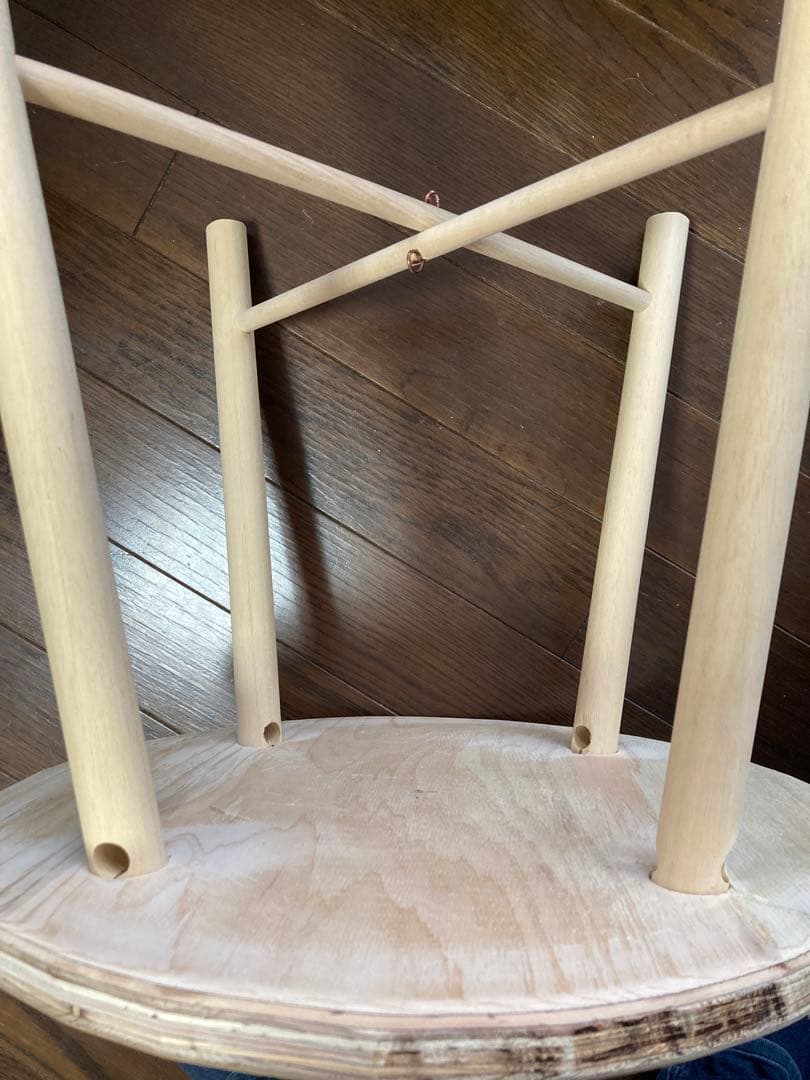 送料込○リュネーブ&ラパン　優しい木製チェア２脚