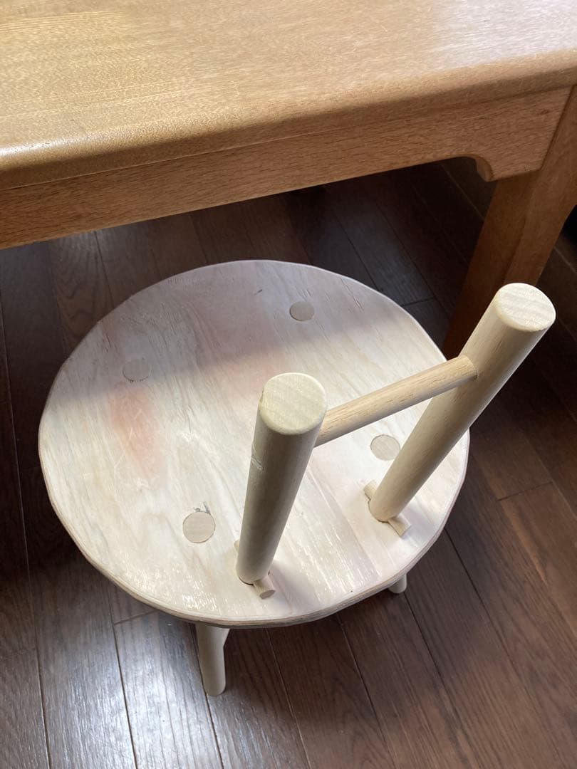 送料込○リュネーブ&ラパン　優しい木製チェア２脚