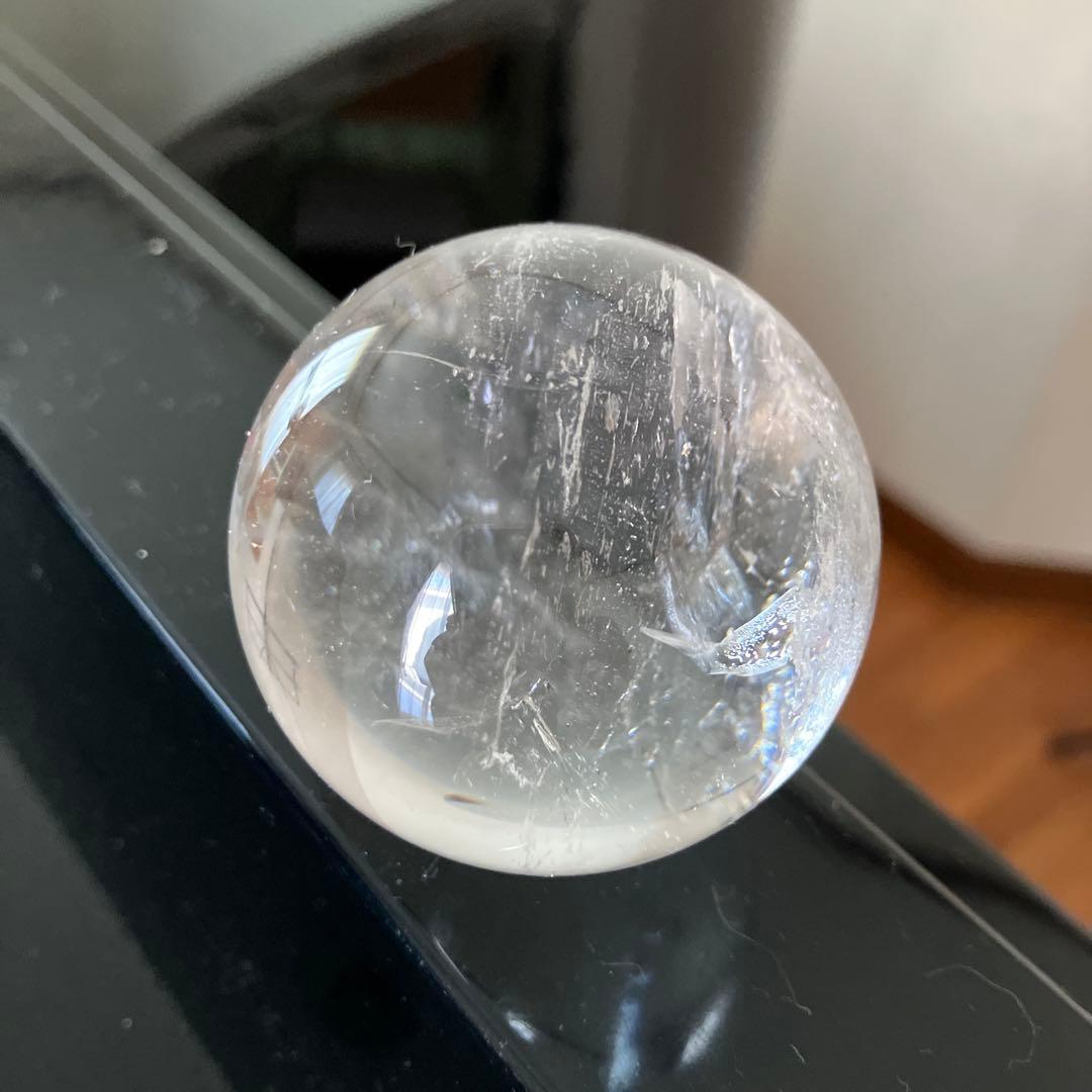g’sさま専用超透明！水晶　スフィア　天然石置物
