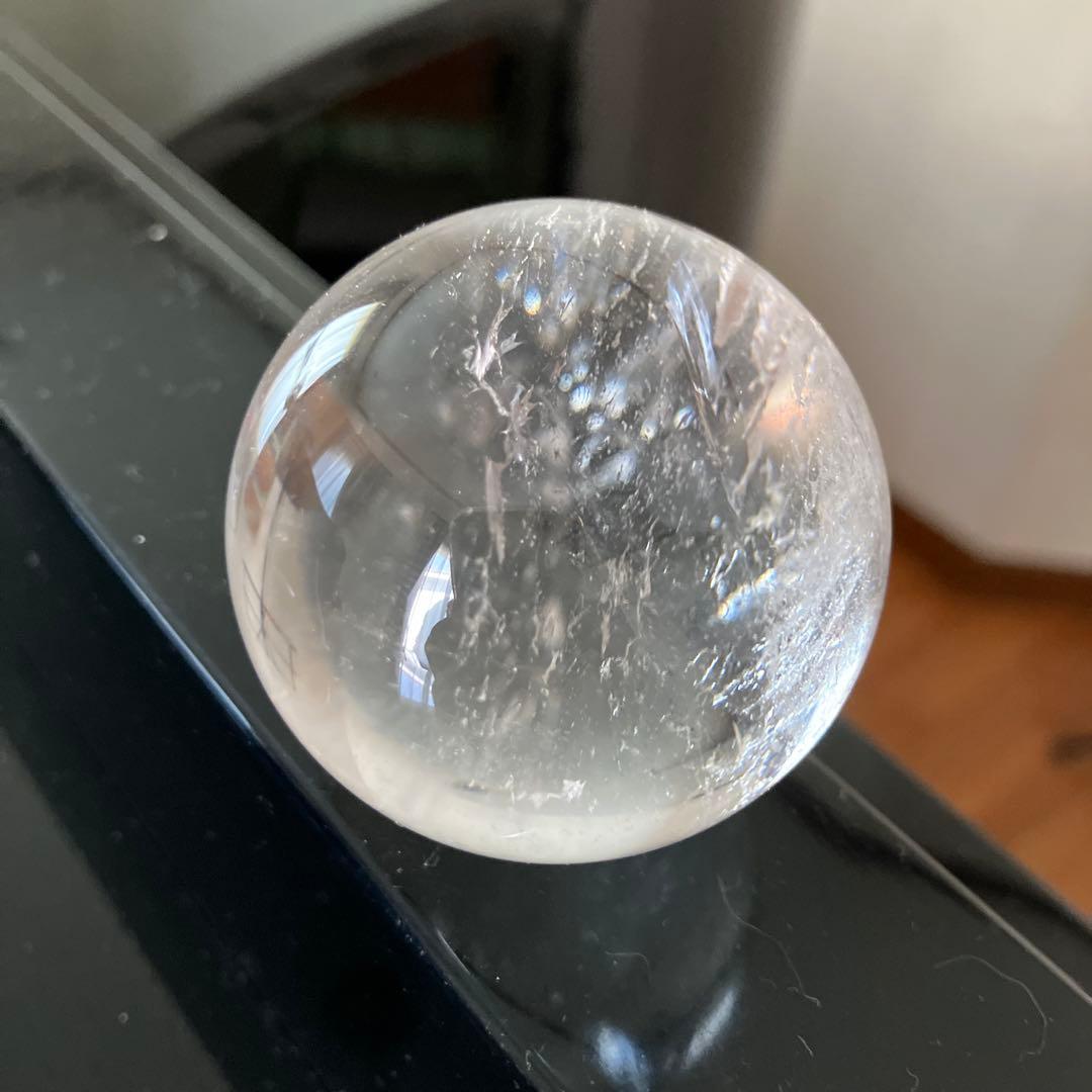 g’sさま専用超透明！水晶　スフィア　天然石置物